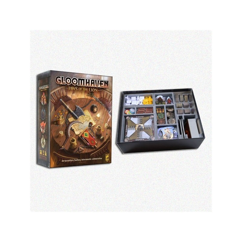 BUNDLE Gloomhaven: Jaws of the Lion ITA + Organizer Folded Space in EvaCore - accessorio per giochi