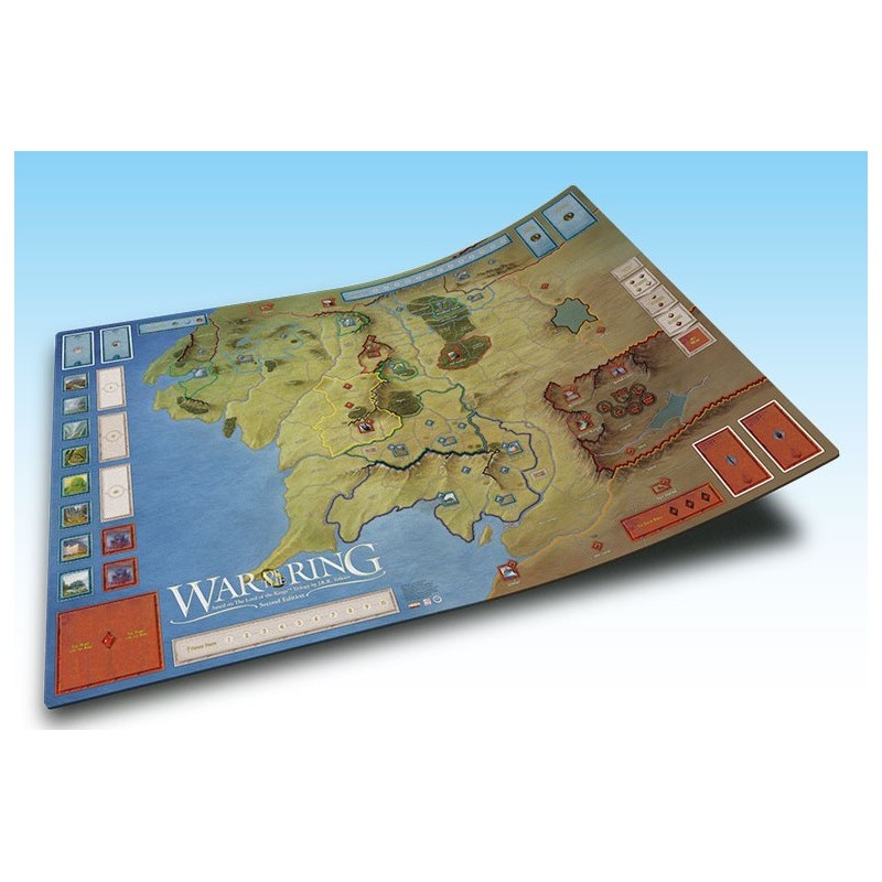 Deluxe Game Mat: La Guerra dell'Anello (2nd Ed.) ENG (Tappetino) - gioco da tavolo