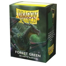 Dragon Shield - Bustine protettive Standard Matte Forest Green (100 bustine) - AT 11056