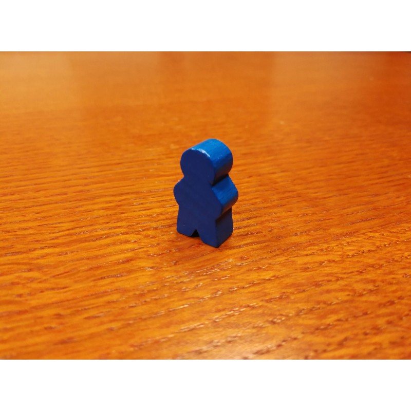 Pedina Omino Junior Blu 13,5x8x24 mm - accessorio per giochi