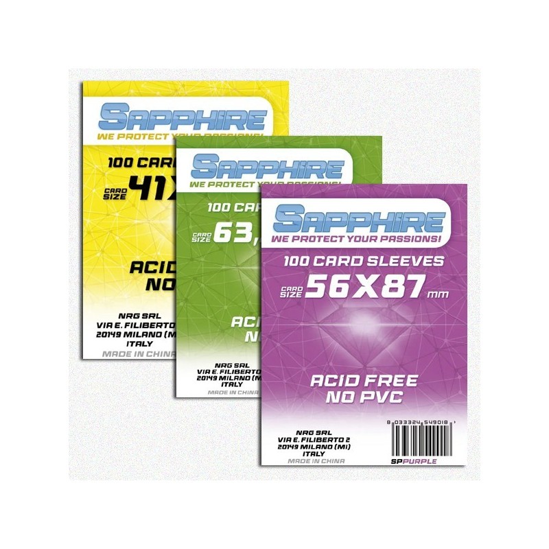 BUNDLE KIT Bustine Sapphire - accessorio per giochi