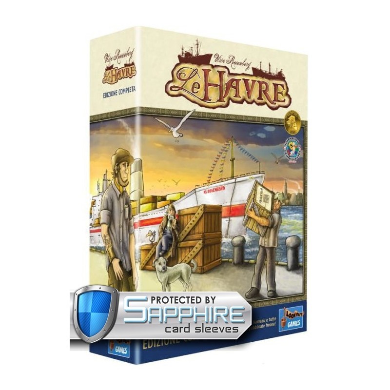 SAFEGAME Le Havre ITA (Edizione Completa) + 2 pacchetti bustine protettive - gioco da tavolo