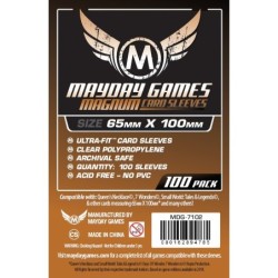 65x100 mm bustine trasparenti MayDay (BRONZE) - 100 bustine MDG7102