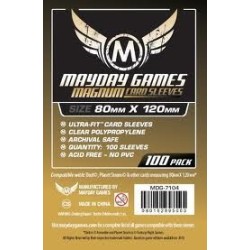 80x120 mm bustine trasparenti MayDay (std GOLD) - 100 bustine MDG7104