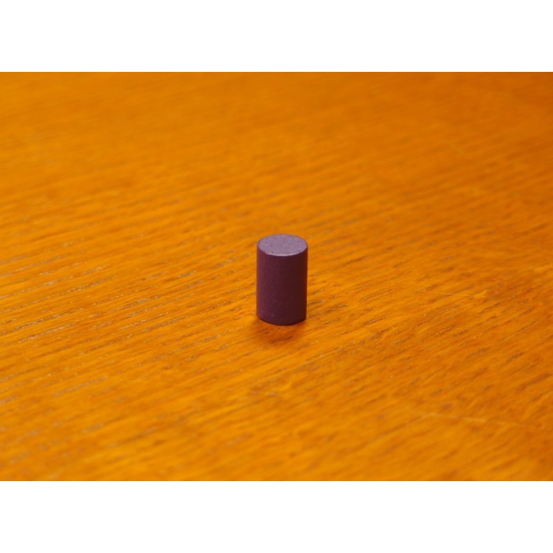 Token cilindrico 10x15mm viola - accessorio per giochi