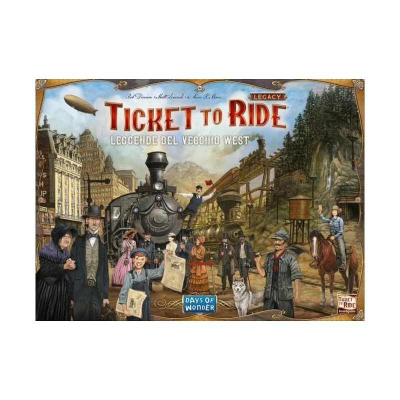 Ticket to Ride Legacy: Leggende del Vecchio West - gioco da tavolo