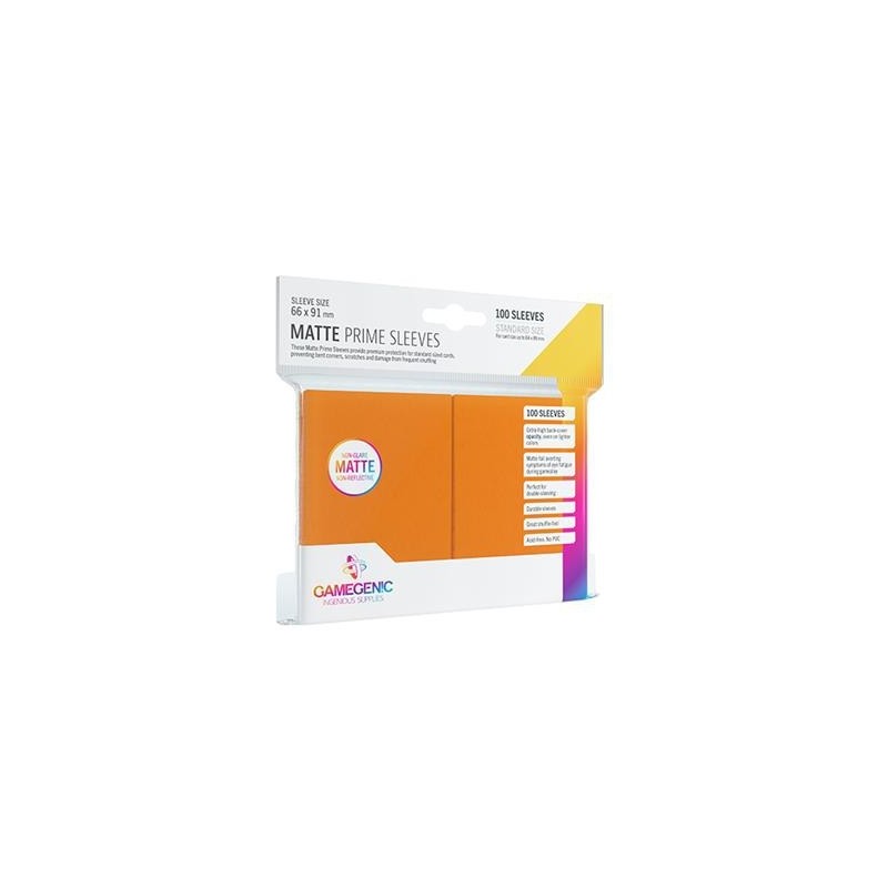 66x91 mm bustine protettive Arancio Matte Gamegenic (100) - accessorio per giochi