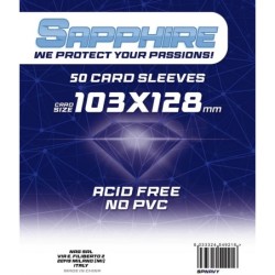 103x128 mm bustine protettive trasparenti Sapphire NAVY (50 bustine)