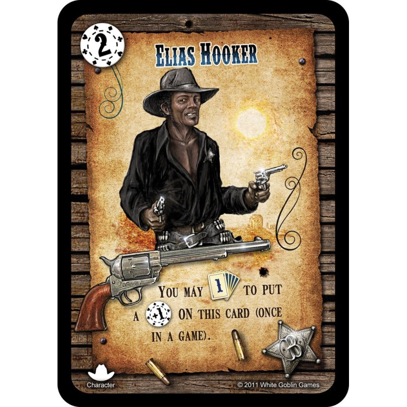 Elias Hooker: Revolver Promo Card - gioco da tavolo
