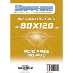 80x120 mm bustine trasparenti Sapphire (100 bustine)(Gold)
