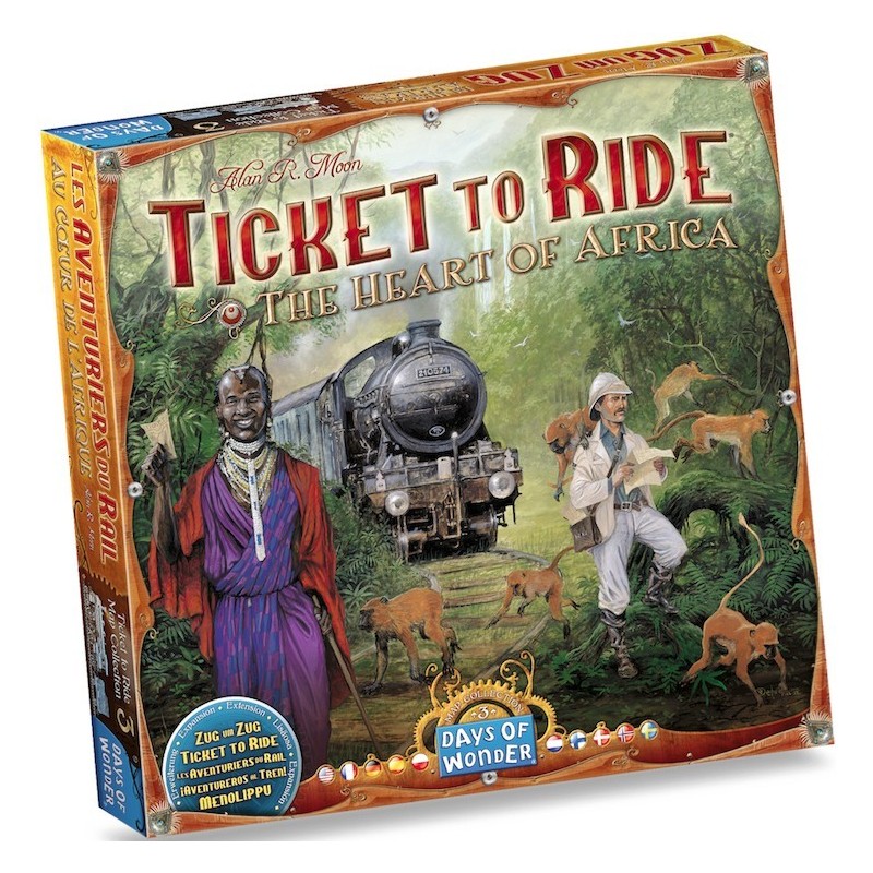 Ticket To Ride Map Collection: Volume 3 - The Heart of Africa - gioco da tavolo