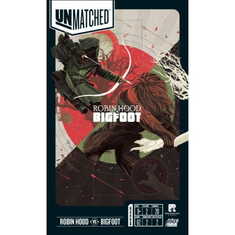 Robin Hood vs Bigfoot - Unmatched: Battle of Legends ITA - gioco da tavolo