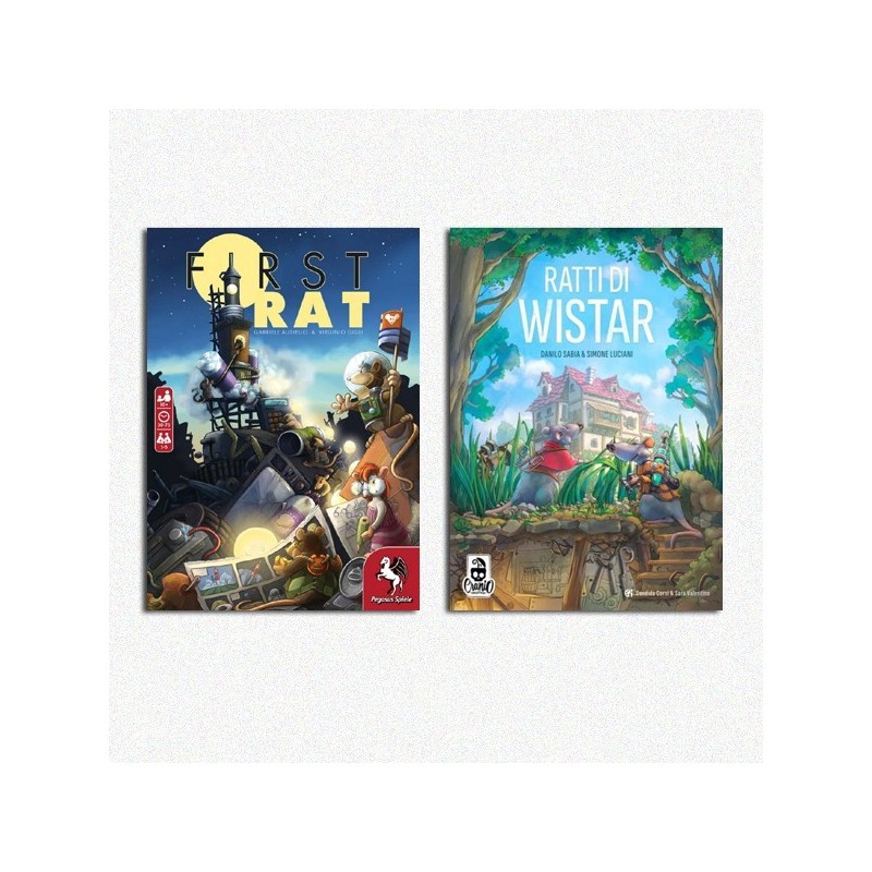BUNDLE First Rat + Ratti di Wistar - gioco da tavolo
