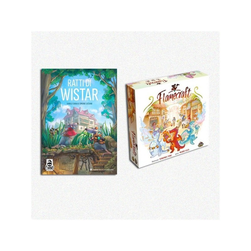 BUNDLE Ratti di Wistar + Flamecraft - gioco da tavolo