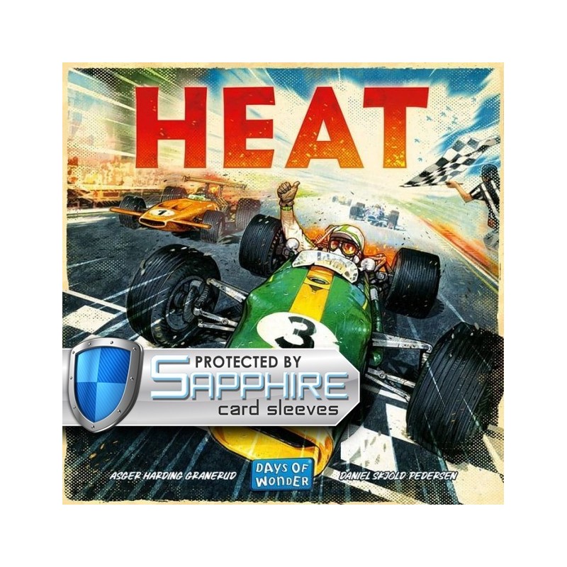 SAFEGAME Heat: Pedal to the Metal + bustine protettive - gioco da tavolo
