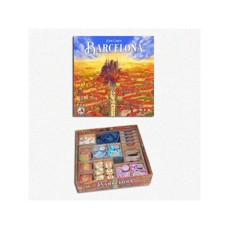 BUNDLE Barcelona + Organizer Folded Space in EvaCore - accessorio per giochi