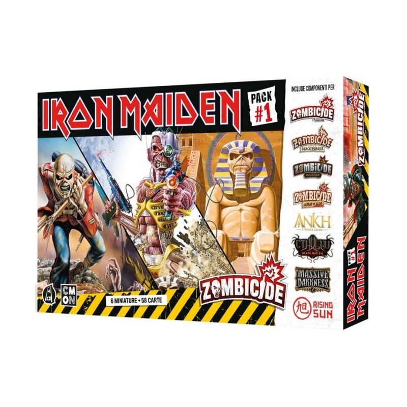 Iron Maiden Pack 1: Zombicide ITA - gioco da tavolo