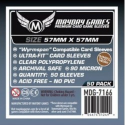57x57 mm bustine protettive trasparenti MayDay Premium (Wyrmspan) - 50 bustine MDG7166