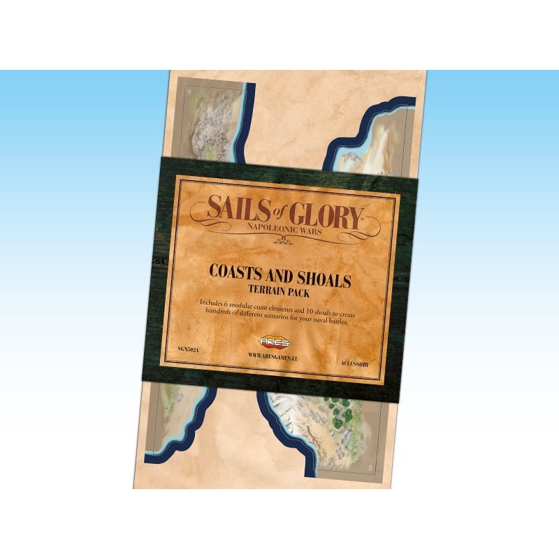 Coasts & Shoals Terrain Pack: Sails of Glory SGN502A - gioco da tavolo