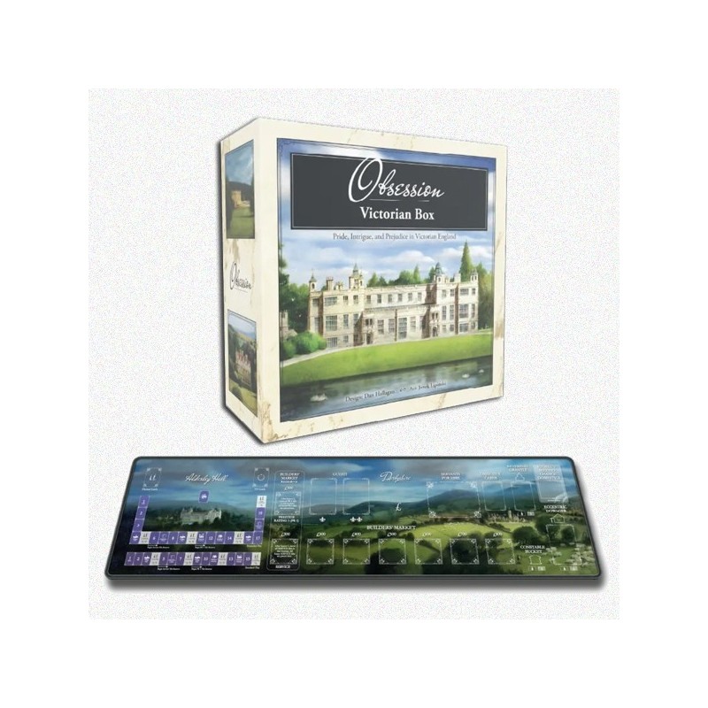 BUNDLE Obsession: Victorian Box + Playmat (Tappetino) - gioco da tavolo