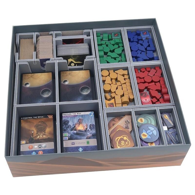 Dune Imperium: Insurrezione Insert - Organizer Folded Space in EvaCore - DIUP - accessorio per giochi
