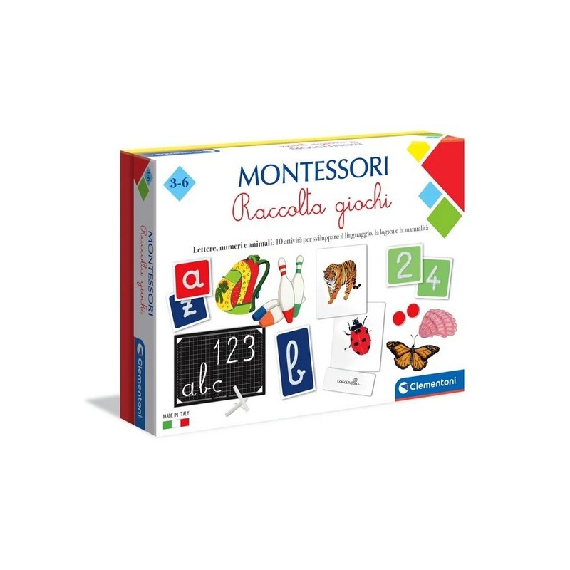 Montessori: Raccolta Giochi - CLEMENTONI - gioco da tavolo