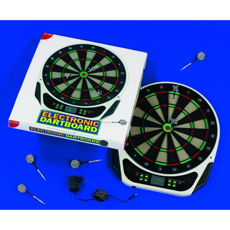 Electronic Dartboard DAL NEGRO con Adattatore cm 33x40 - gioco da tavolo