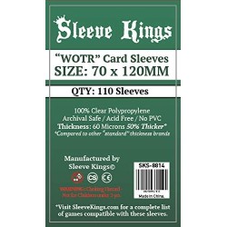 70x120 mm bustine protettive Sleeve Kings 'WOTR-Tarot' (110) SKS8814