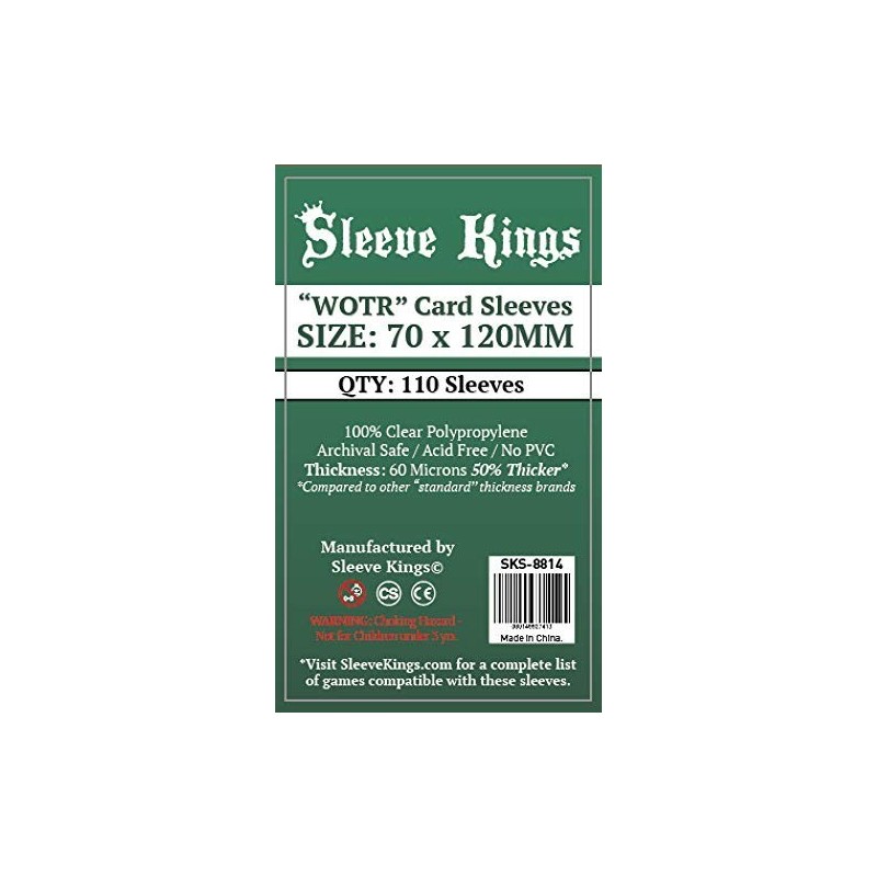 70x120 mm bustine protettive Sleeve Kings 'WOTR-Tarot' (110) SKS8814 - accessorio per giochi