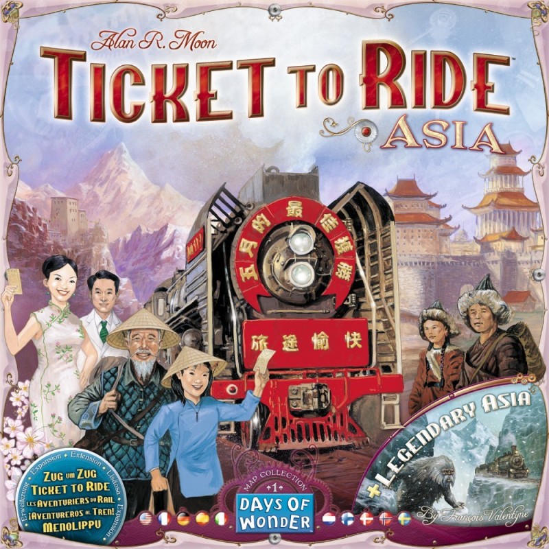Ticket to Ride Map Collection: Volume 1 - Asia - gioco da tavolo