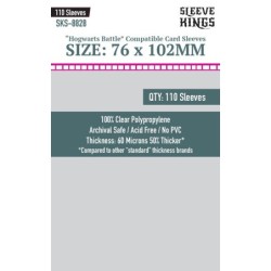 76x102 mm bustine protettive Sleeve Kings Hogwart Battle (110) - SKS8828