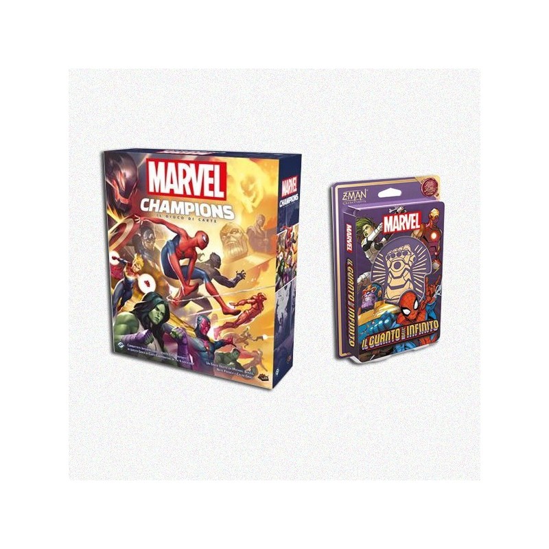 BUNDLE Marvel Champions: Il Gioco di Carte + Marvel: Il Guanto dell'Infinito - gioco da tavolo