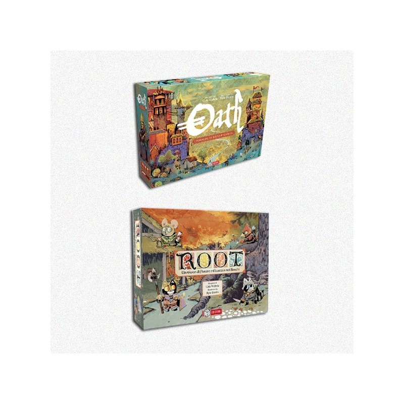 BUNDLE Oath: Cronache di Esuli e Sovrani ITA + Root ITA - gioco da tavolo