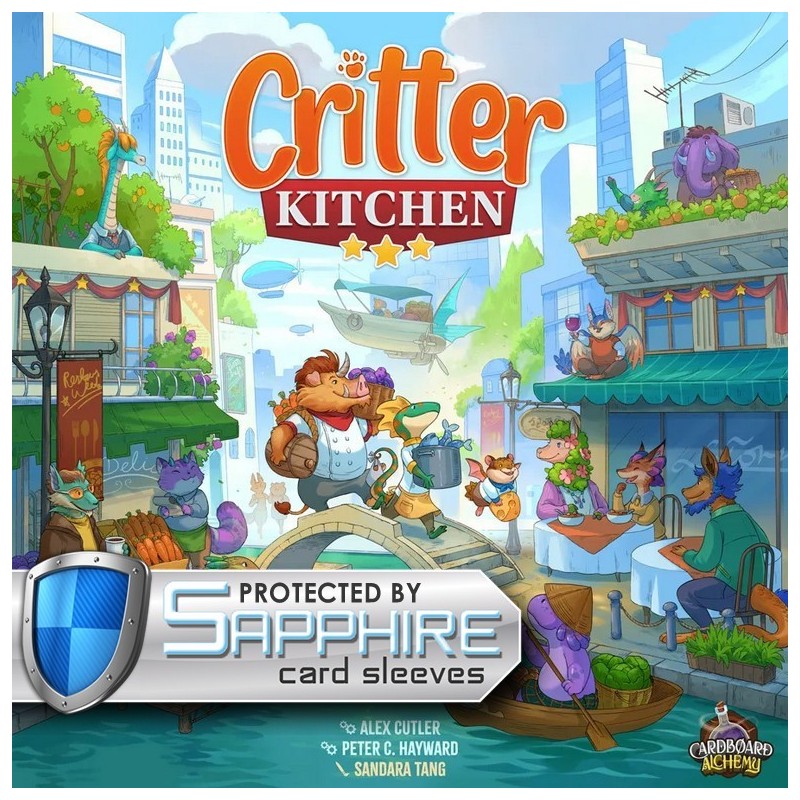 SAFEGAME Critter Kitchen + bustine protettive - gioco da tavolo
