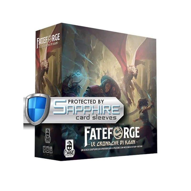 SAFEGAME Fateforge: Le Cronache di Kaan + bustine protettive - gioco da tavolo