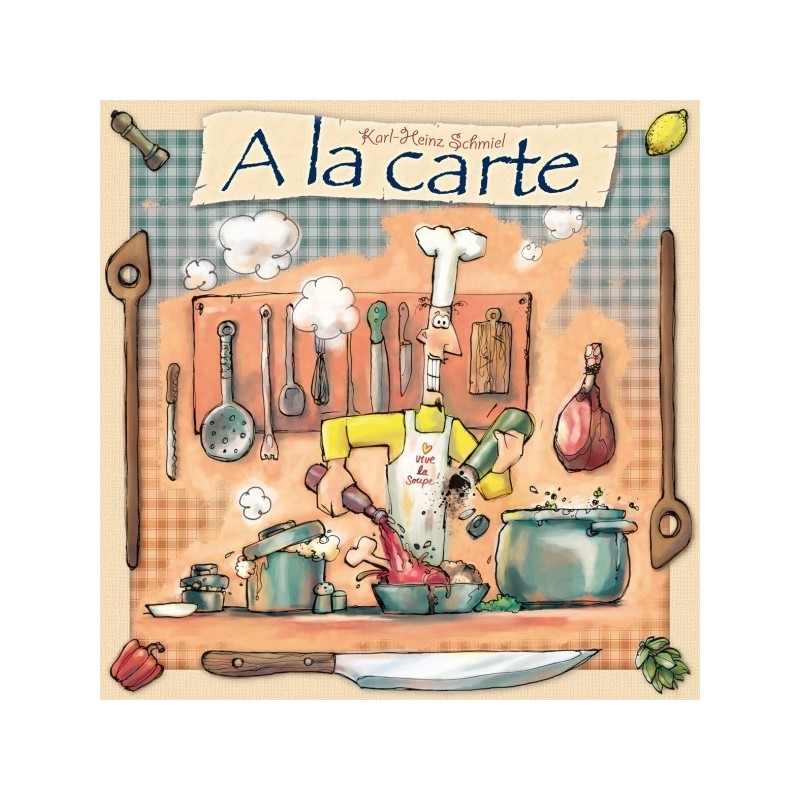 A la carte ENG (Lo Chef Pasticcione) - gioco da tavolo