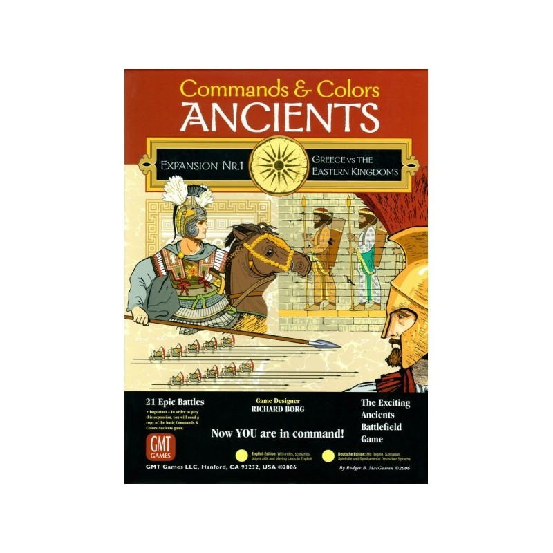 Commands & Colors Ancients - Espansione 1 GMT (Third Print) - gioco da tavolo