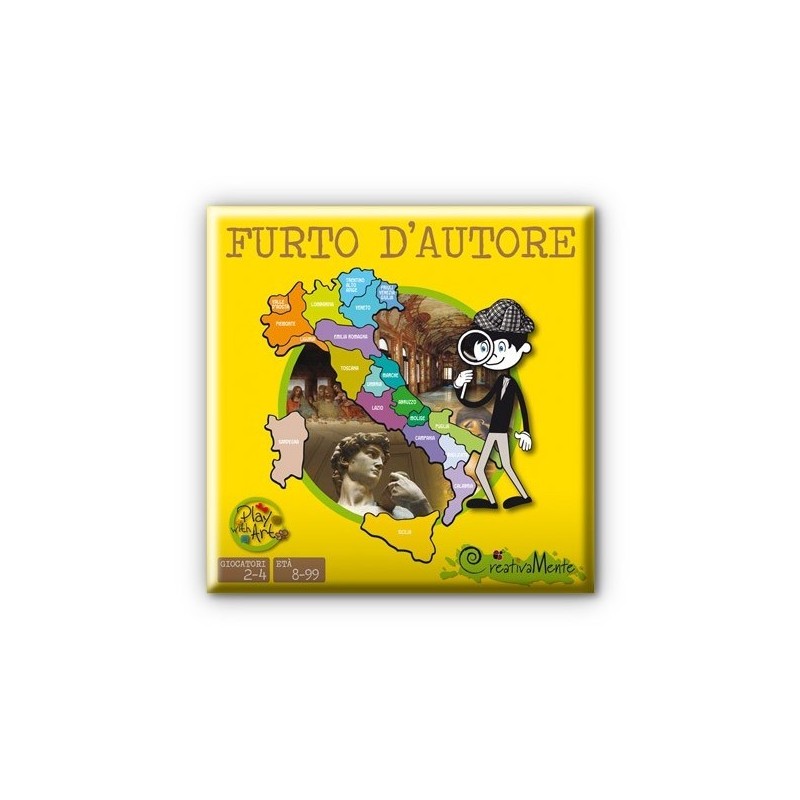 Furto d'Autore - Un Giallo nell'arte italiana - gioco da tavolo