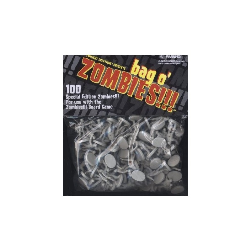 Bag of Zombies (plastic) - busta di zombi (plastica) - gioco da tavolo