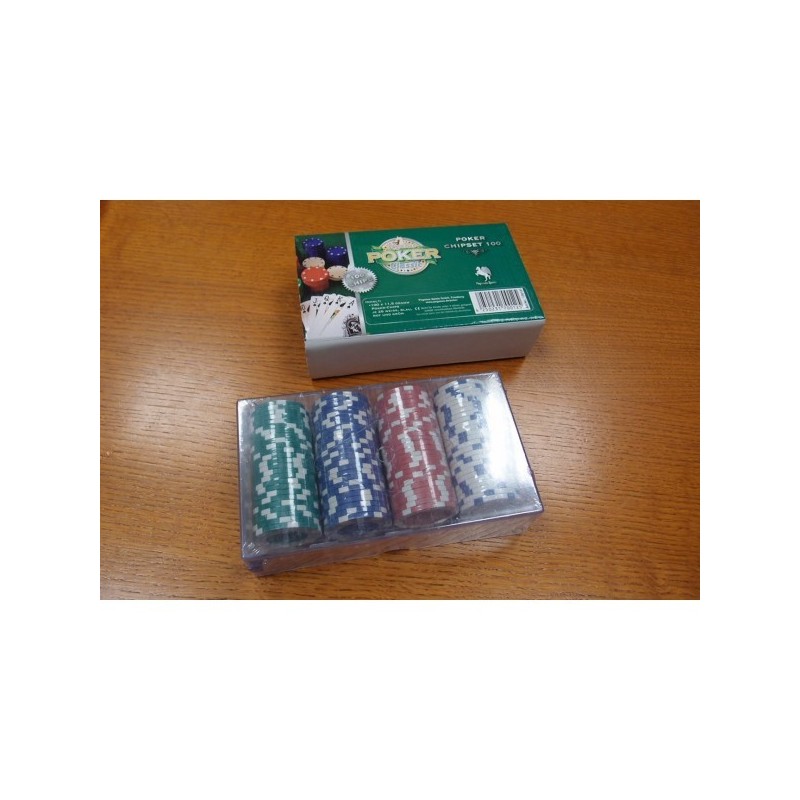 Fiches Poker Chips 100 pezzi 11,5g - accessorio per giochi