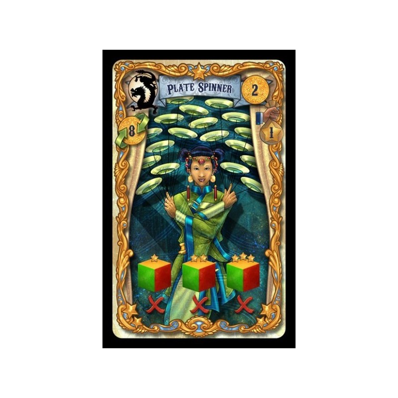 Drum Roll: Plate Spinner promo card - gioco da tavolo