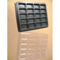 Contenitore portapedine a base nera (GMT Counter Tray with Lids)