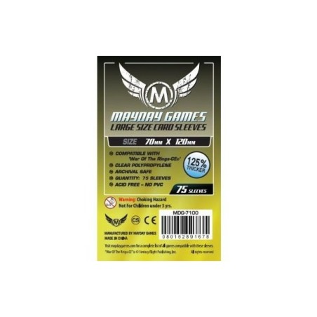 70x120 mm bustine protettive trasparenti MayDay (75 bustine Premium) MDG7100