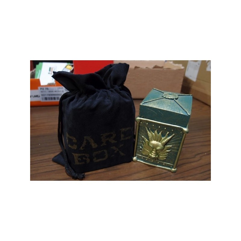 Porta mazzo in resina (Card Box) + Sacchetto in stoffa - accessorio per giochi