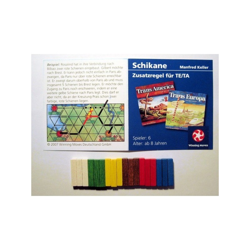 Schikane (espansione per TransAmerica e TransEuropa) - gioco da tavolo