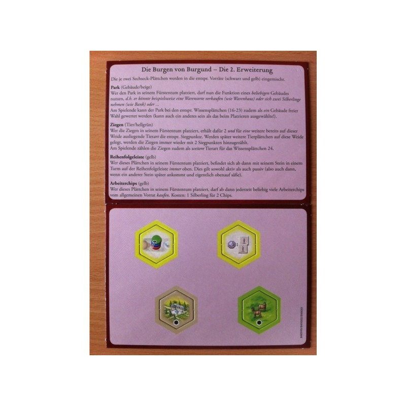 Die Burgen von Burgund: 2nd expansion (The Castle of Burgundy Exp) - gioco da tavolo