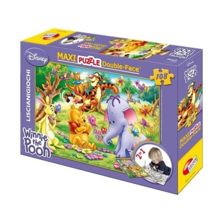 Puzzle 108 pezzi Maxi Double-Face Disney Winnie the Pooh Art.31719