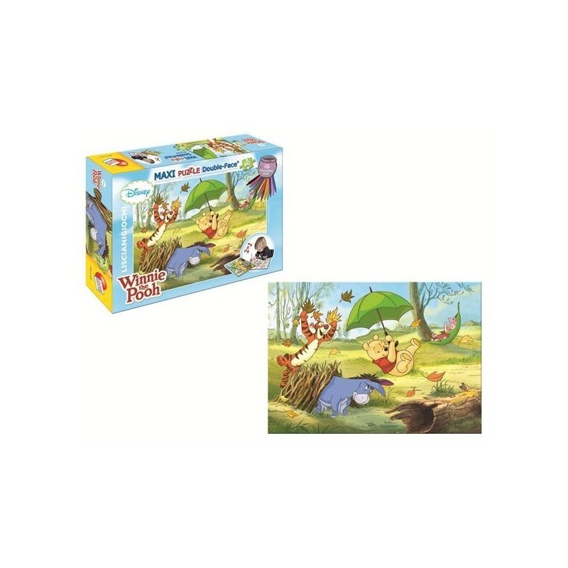 Puzzle 108 pezzi Maxi Double-Face Disney Winnie the Pooh Art.31603 - gioco da tavolo