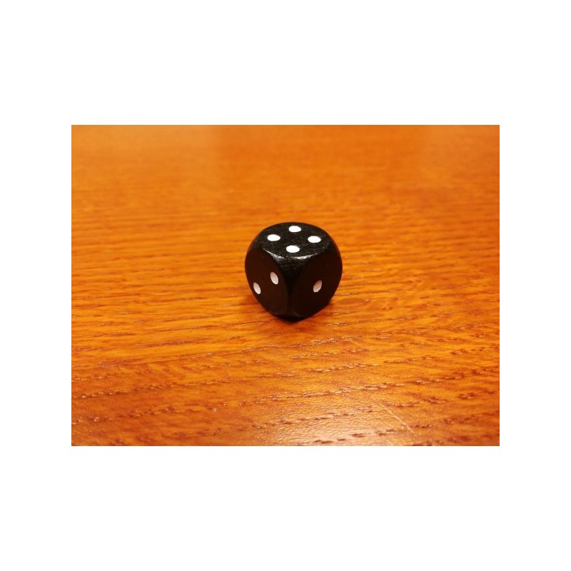 Dado 16mm Nero - accessorio per giochi