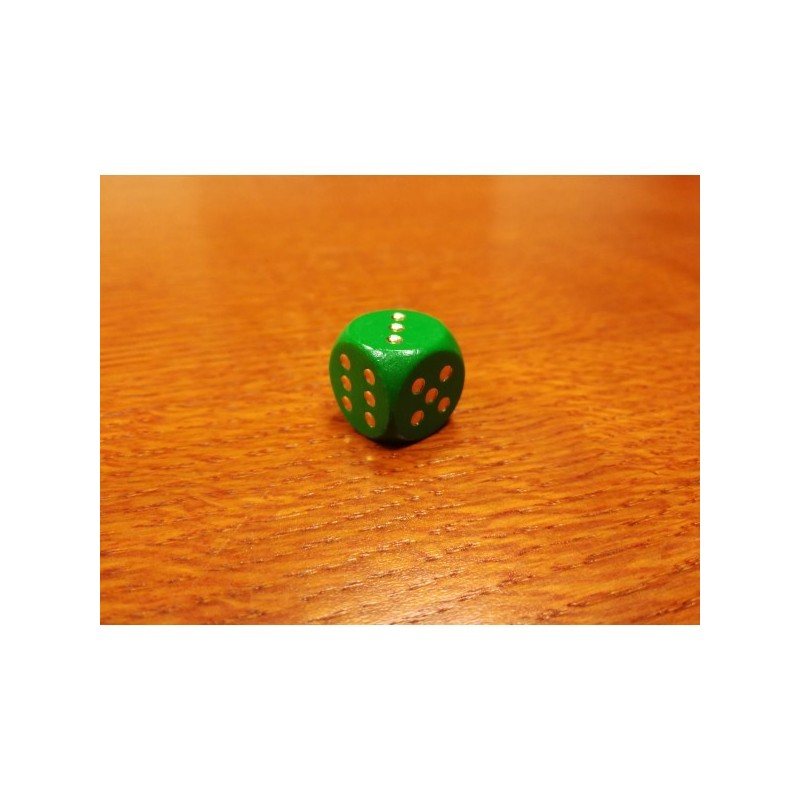Dado 16mm Verde - accessorio per giochi